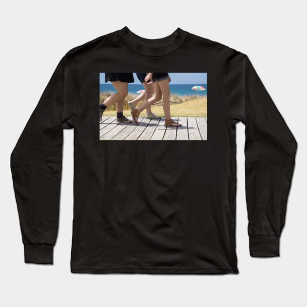 on the boardwalk Long Sleeve T-Shirt by sma1050